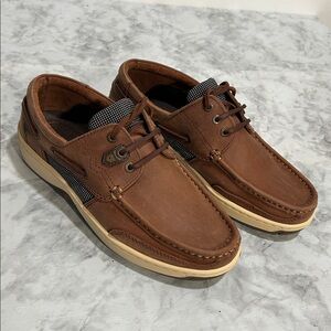 DUBARRY OF IRELAND MENS REGATTA DECK SHOES Sz 39 (5.5-6)